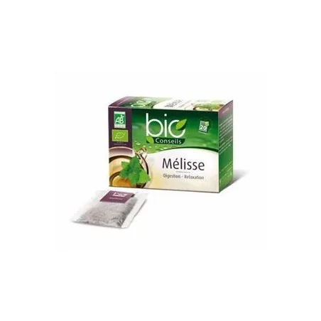 BIO CONSEILS INFUSION MELISSE 20 SACHETS FORME ET VITALITE