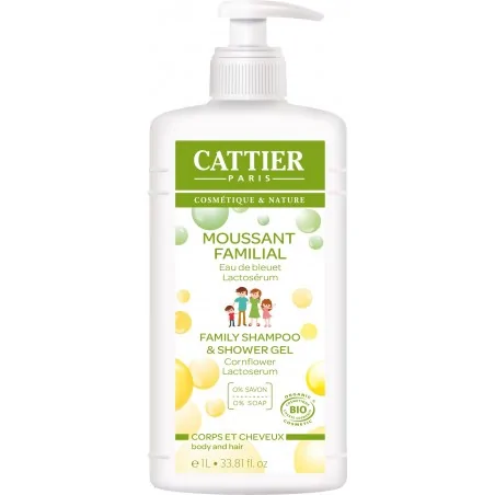 Cattier MOUSSANT FAMILIAL – Corps et cheveux 1L