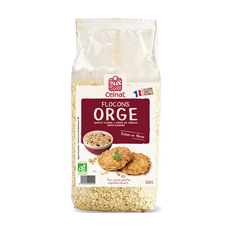 CELNAT FLOCONS D'ORGE 500G