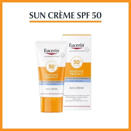 EUCERIN SUN CREME 50+ VISAGE 50ML