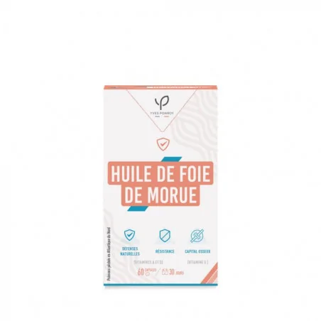 YVES PONROY HUILE DE FOIE DE MORUE 60 CAPSULES