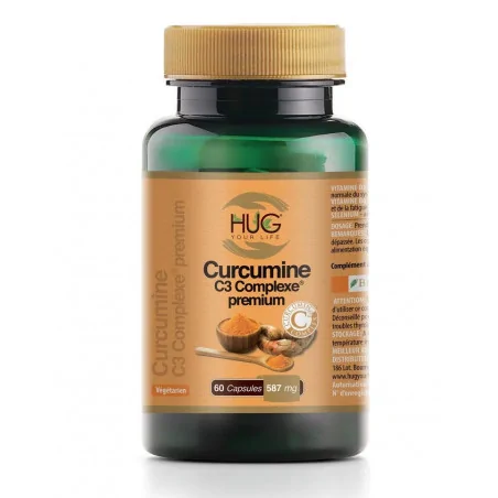 HUG CURCUMIN C3 COMPLEX PREMIUM BOITE 60 CAPSULES