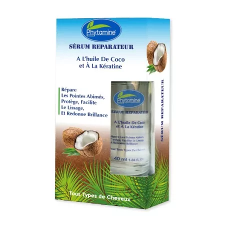 Phytamine Sérum a huile de coco et a la kératine 40ml