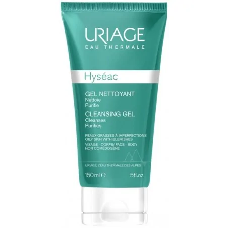 URIAGE HYSEAC GEL NETTOYANT 150ml Nettoie - Purifie - Assainit
