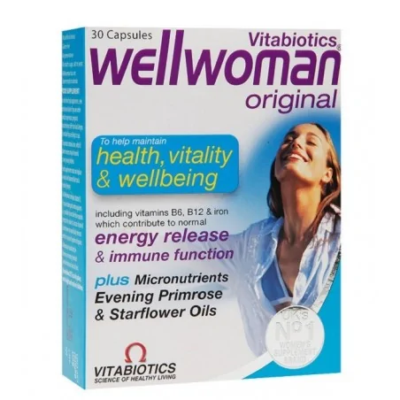 VITABIOTICS WELLWOMAN ZINC ORIGINAL 30 CAPSULES